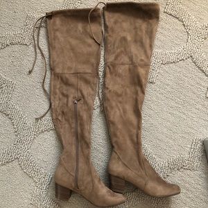 Suede Over the Knee Boots
